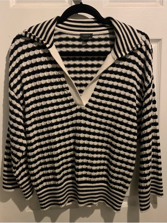 Ann Taylor Sweaters - Collared Sweater L